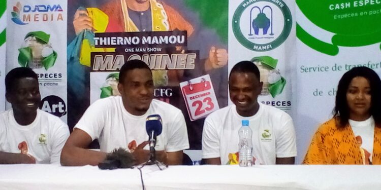 [Ma Guinée] _ 1er one-man show de Thierno Mamou : l’humoriste dixit, « derrière ce spectacle, il y a… »