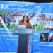 Foot Féminin Afrique : Fatma Samoura secrétaire générale de la FIFA, au Sénégal pour un projet gigantesque.