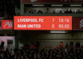 Liverpool 7-0 Manchester United. Premiere league game